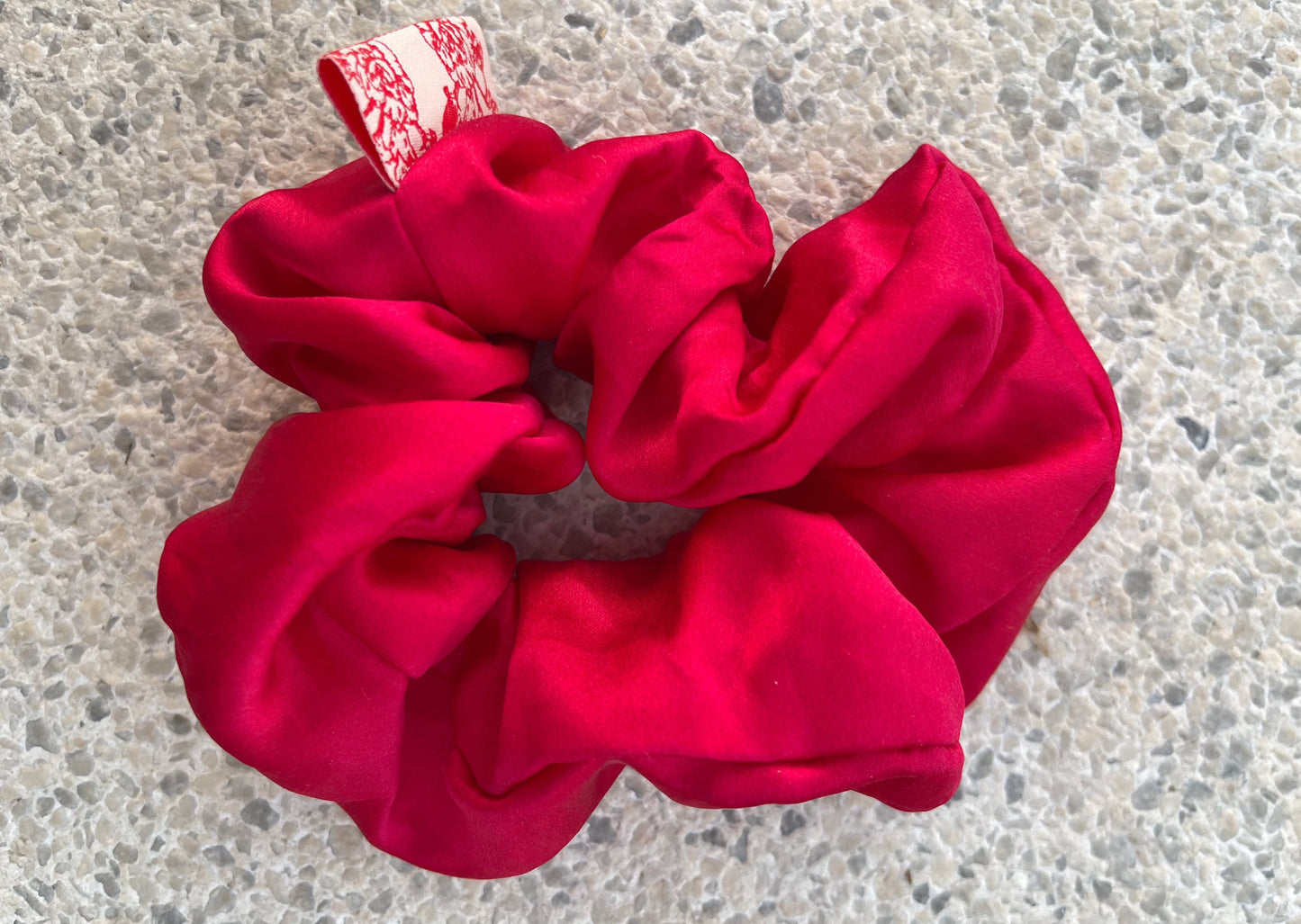 Coletero de Seda Rojo Intenso