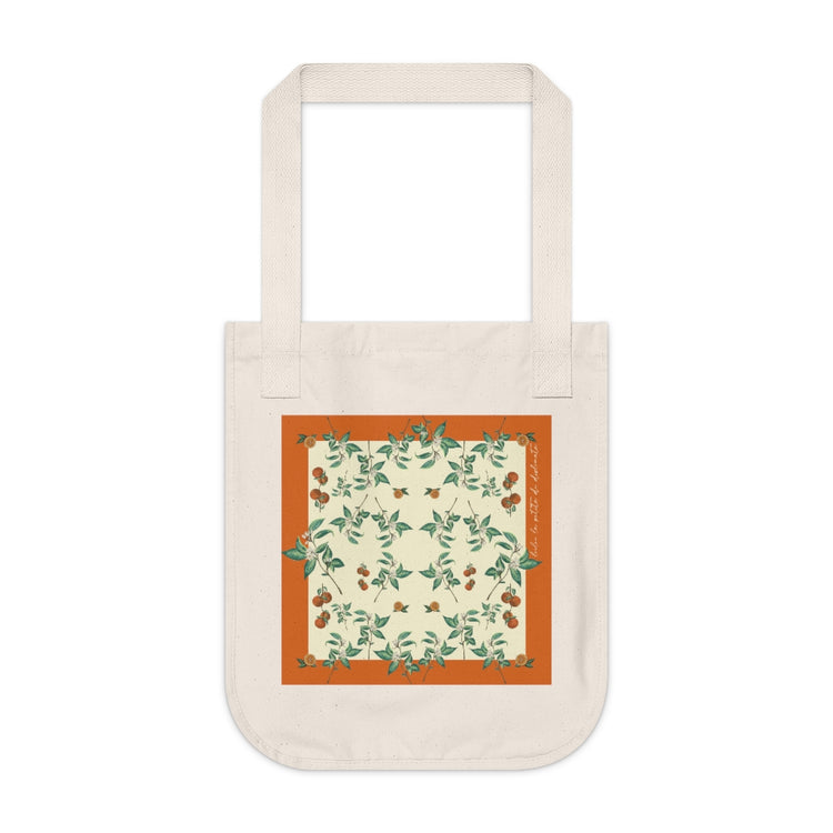 Organic Canvas Tote Bag