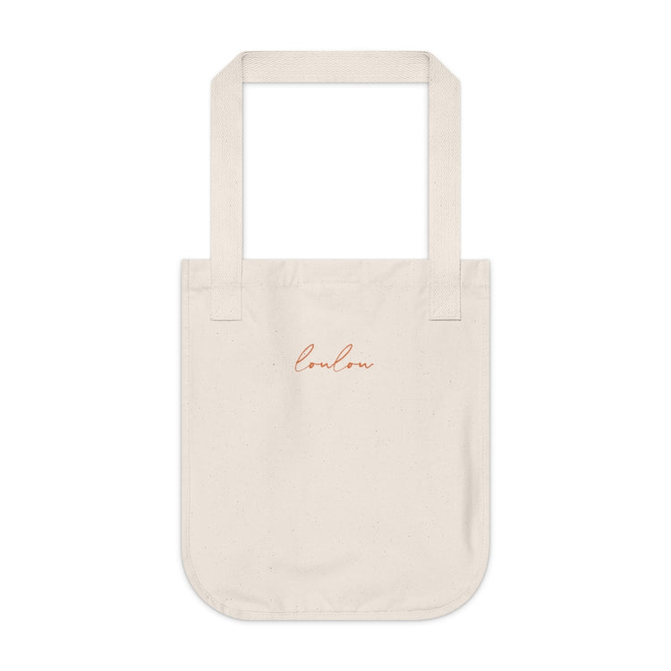 Organic Canvas Tote Bag