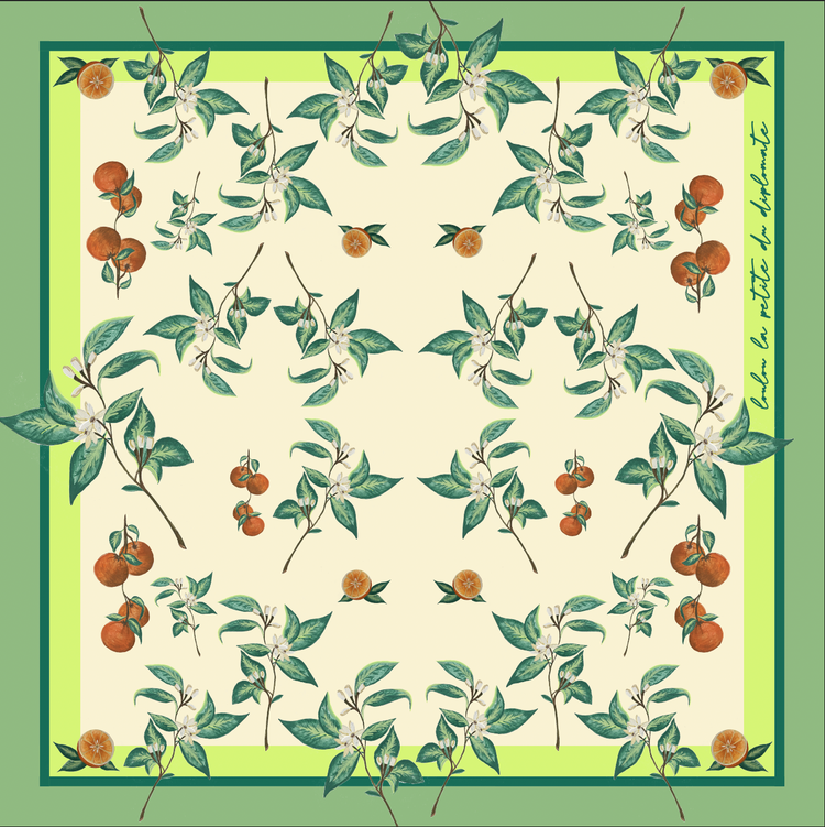 La Campagne Twill Silk Foulard
