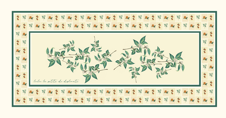 Mantel de Picnic Orange Blossom
