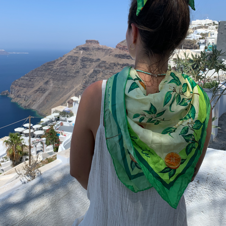 La Campagne Twill Silk Foulard