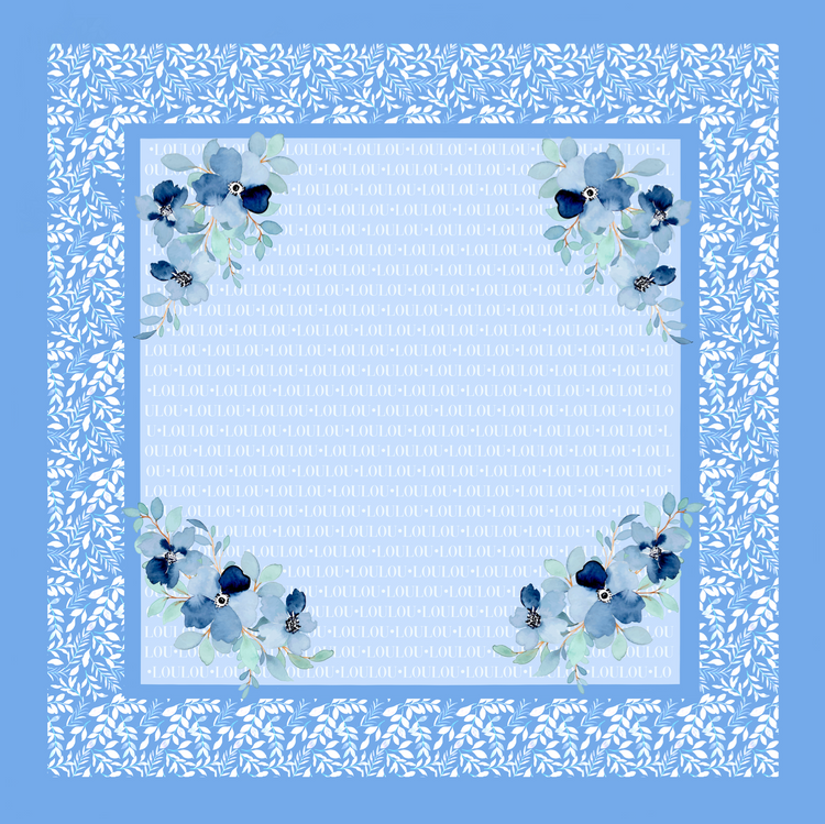 Flores Silvestres Silk Scarf
