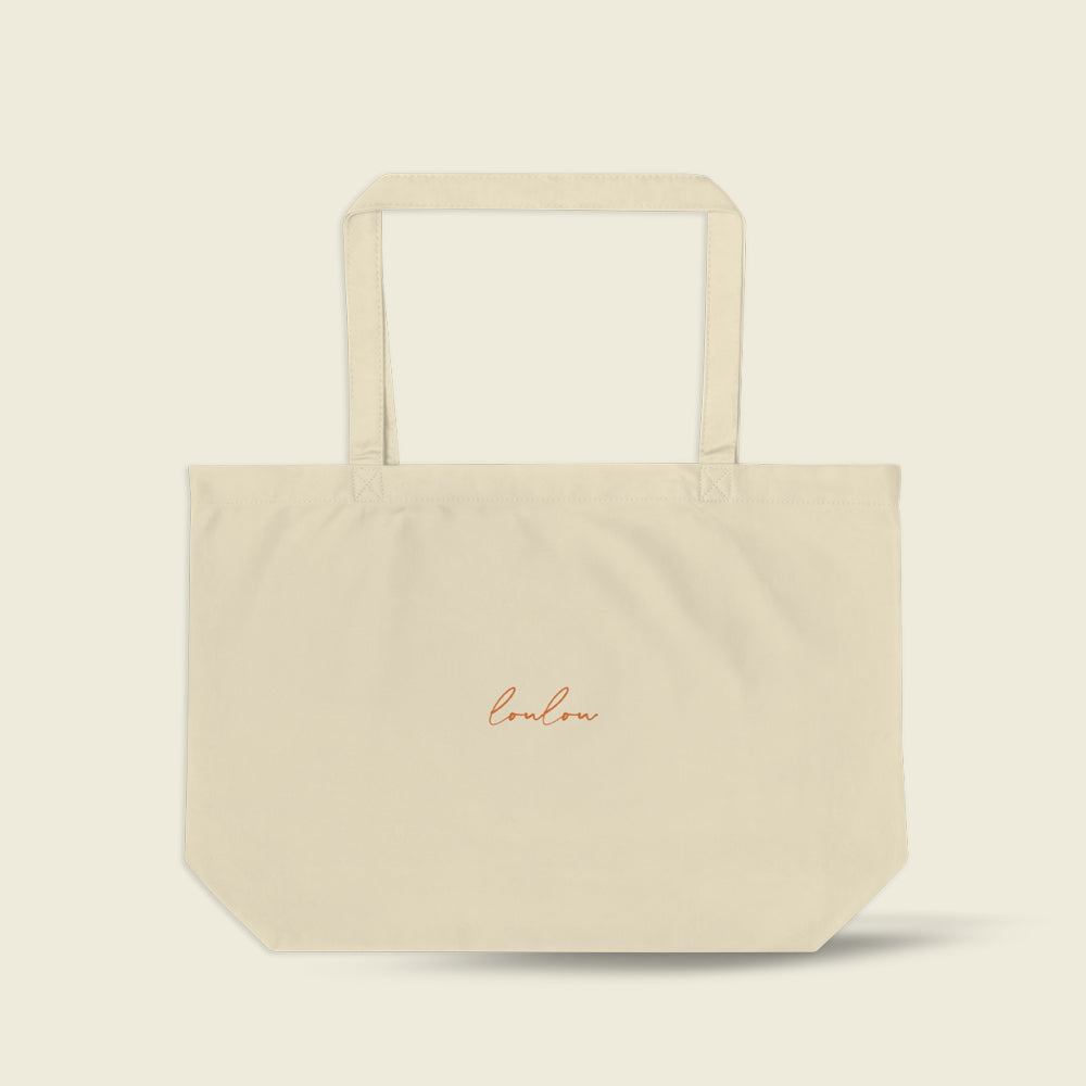 Tote Bag de Algodón Orgánico y Reciclado (Grande)