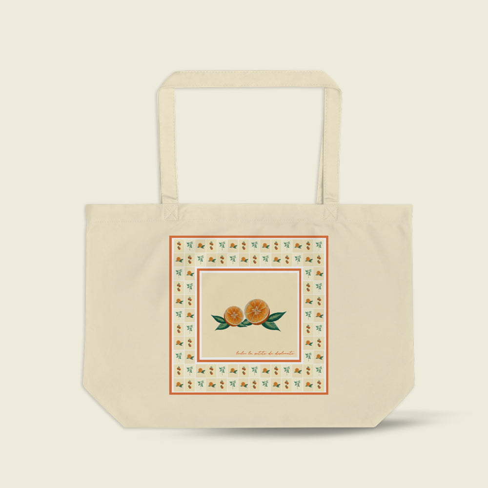 Tote Bag de Algodón Orgánico y Reciclado (Grande)