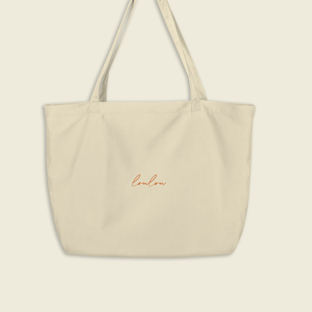 Tote Bag de Algodón Orgánico y Reciclado (Grande)