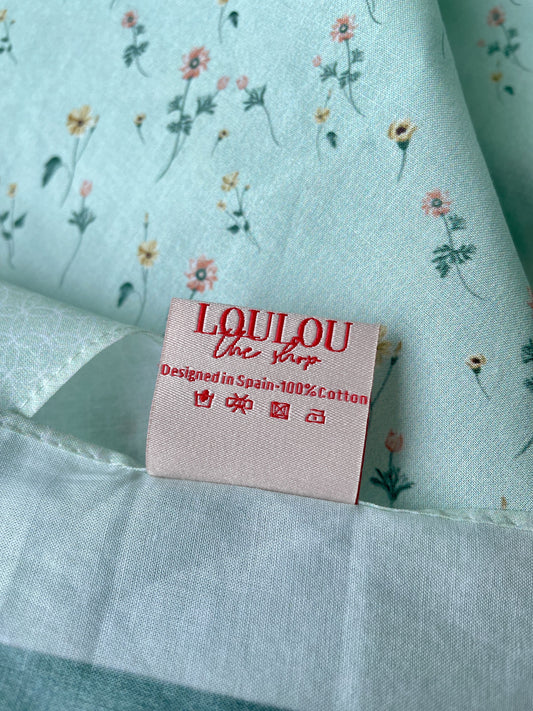 Bandana Flores Silvestres 🪷 de algodón